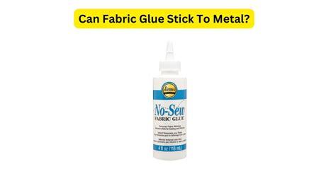 foes fabric glue sticks to metallic paper|fabric glue to metal.